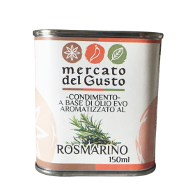 Olio evo aromatizzato rosmarino mercato del gusto